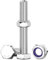 Drenky Lot de 10 vis M8 x 60 mm à tête hexagonale en acier inoxydable A2 V2A Vis filetées en acier inoxydable pour machines, meubles, voitures, navires Impression 3D