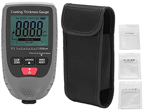 Dicke Digital Lack Dicke Tester Tragbare Messung Eisen Aluminium Substrate LCD Display ABS Stahl PTFE