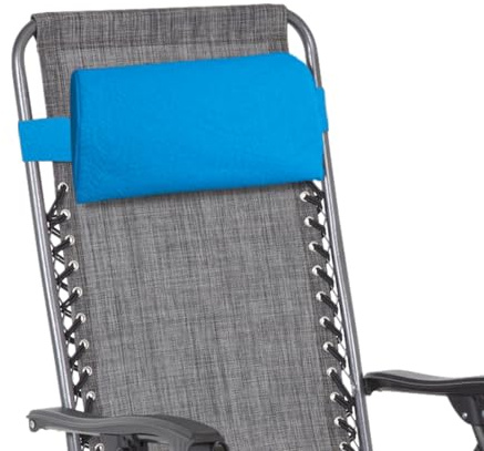 Generisch Nackenkissen Für Gartenstühle - Liegen Auflagen Kissen | Nackenkissen Kopfkissen | Liegestuhl Kopfkissen | Nackenstützkissen Für Relaxsessel | Wasserabweisend Mit Gummizug Nacken Kissen