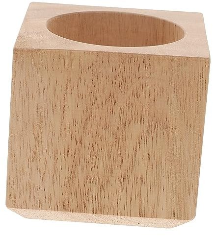 Abaodam Maceta De Madera Pequeña para Suculentas y Cactus, Jardinera De Madera para Interior y Exterior, Color Original, Adecuado para Decoración De Salón y Mesa