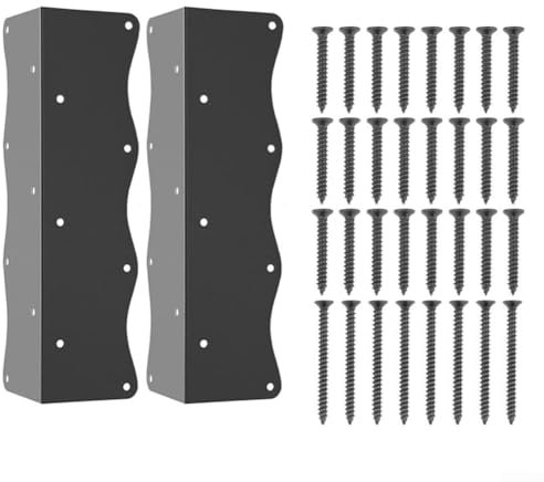 Stabile Eckwinkel für Hochbeete, erhältlich in 2 oder 4 Packungen zur Verwendung (2 Stück)
