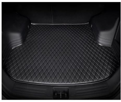 Auto Antirutschmatte Kofferraummatten für VW für Touran 2006 2007 2008 2009 2010 2011 2012 2013 2014 2015 wasserdichte Innenschutzpolster(Schwarz)
