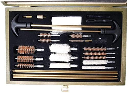 Kit di Pulizia multicalibro per Armi Cura Fucile Pistola Glock Beretta 92 FS 9X21 7,56. spazzole Universale Caccia Fucili carabina Calibro 9 12 Cal Beretta scovoli 5,56