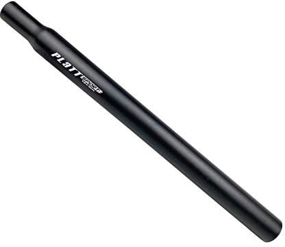 PLATT Fahrrad Sattelstütze Aluminiumlegierung MTB Sattelstütze 25,4/27,2/28,6/31,6 350mm,Schwarz