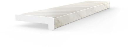 Seiletech.de - Davanzale per finestra in PVC, 20 cm x 170 cm, marmo, per interni, davanzale per interni, al metro, per soggiorno, decorazione, in plastica