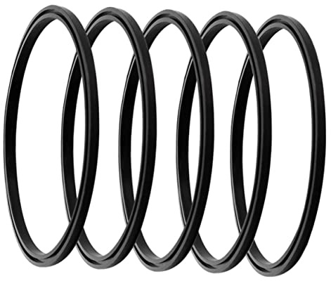 Garneck Dichtungsring Flasche Silikon 5 Stück Elastisch Ersatzdichtung Auslaufsicher für 16-20 oz Isolierflasche Leicht zu Reinigen Lebensmittelecht