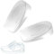 1 Paire Semelle Talon Gel 2cm,talonettes Rehaussantes Silicone Transparent， Talonnette Epine Calcaneenne Tendon D'achille ，Talonettes en Gel pour Hommes et Femmes，Semelles Chaussures Gel Talon