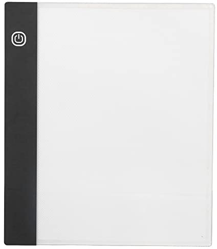 A5 LED-Lichtbox, Tracer, Smart Touch, Stufenloses Dimmen, LED-Licht, Tablet-Board-Pad, Tragbares Kopierpult, LED-Lichtpad für Topografie, Skizzieren, Malen, Kalligraphie,