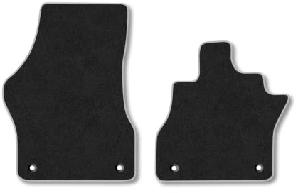 Carpet Floor Mats for the VW ID Buzz MPV (2022+) - Custom Van Accessory Tailored fit, Granulated Anti-Slip Layer & Grey Binding