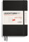 LEUCHTTURM1917 370808 Wochenkalender & Notizbuch Softcover Medium (A5) 2025, 18 Monate, Schwarz, Englisch