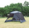 pro.tec Tonnelle de Jardin pour Camping Festivals Protection Vent Soleil Moustiquaire Pavillon Pliant Facile à Transporter Polyester 190T Fibre de Verre 305 x 305 x 213 cm Gris Vert Clair