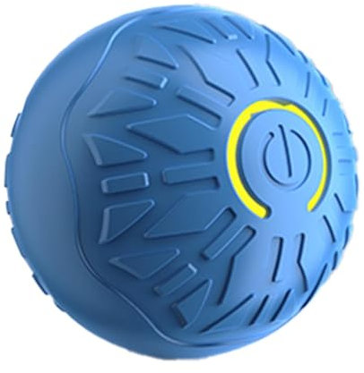 Générique Jouet De Balle Interactif pour Chat, Balle Interactive Chien Grand, Balle De Saut Intelligente pour Animaux De Compagnie, Balle Soucoupe Volante, Rotative À 360 Degrés, Rechargeable par USB
