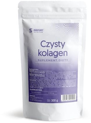 Collagene Puro Idrolizzato per Articolazioni, Pelle, Capelli e Unghie 300g | Polvere di Collagene Bovino Naturale 10 000 mg per Porzione | INSPORT