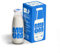 MYOM - Glass Bottle - Glass Milk Bottle - Empty for Milk Storage - Includes Lid - Reusable Container - 1 x 500ml