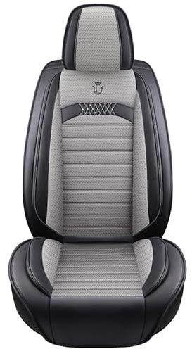 Jooexel Autositzbezüge Universal passend für VW Jetta 6 Bora T ROC T ROC ST Cross Lupo E Up Beetle GTI 6 Leder Schutz Sitzbezüge
