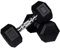 wuuhoo® Hexagon-Hanteln Dorian 2,5-27,5 kg Robuste, gummierte Gusseisen-Hanteln für Krafttraining zu Hause, ergonomischer Griff, perfekt fürs Homegym, auch als 2er-Set erhältlich 2 x 6 kg