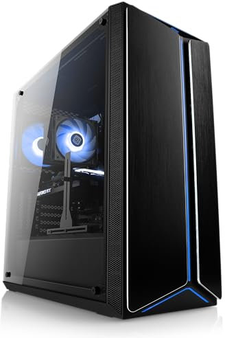 Gaming PC mit Windows 11 Home, Intel Core Ultra 5 245KF 6X 4200 MHz, 1000 GB M.2 SSD, 32 GB DDR5-RAM, GeForce RTX 4060, MSI Mainboard, USB 3.2, M11740H