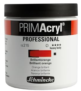 Schmincke PRIMAcryl Professional Brillantorange 237 ml Tiegel, 13 215 053