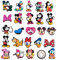 Shoe Charms for Croc, 25 Pcs Anime Shoe Decoration Charms for Clog and Wristband, Cute Mouse Theme Clog Accessories for Girls Women Kids and Men
