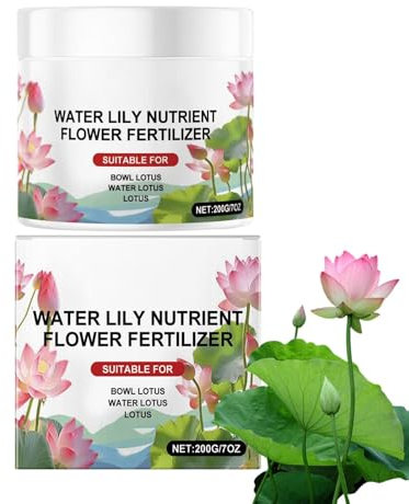 Fertilizante De Plantas De Lirio De Agua De 200 G - Agua De Agua Bloom De Lirios - Acondicionador De Agua De Plantas Acuáticas Naturales,fertilizante De Nitrógeno Seguro Nutriente En Polvo Para Jardín