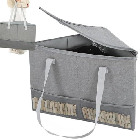 Contenitore portaoggetti triangolare, per giocattoli per bambini, pieghevole, rigido, , per viaggi, camera da letto, dormitorio, appartamento, scale, università