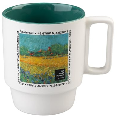 Grupo Erik: Tazza Van Gogh Museum | Tazza da colazione in ceramica, 350 ml, ideale come Van Gogh Gadget, Regalo merchandising