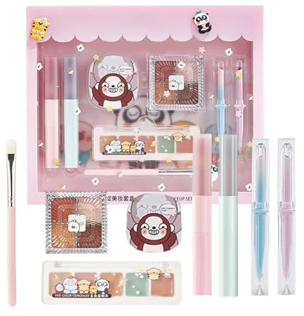 Make-up-Set | Wasserfeste Lidschatten-Palette Lippenstift Pinsel - Make-up Vollständiges Set Für en | Für Mädchen Teens Beginner Geburtstag Weihnachten Mutter Tag Zuhause Salon