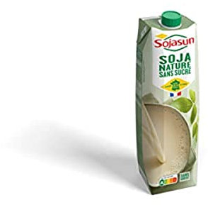Sojasun Boisson de soja nature sans sucres - La brique de 1 l