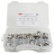 Sortiment Edelstahl A4 Hutmuttern DIN 1587, M3 bis M12, 110 Teile, Material: V4A VA