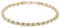 PRINS JEWELS 14 karat 585 Gold Kordel Armband Gelbgold 3.80 mm. Breit (23)