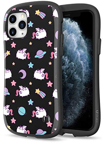 iFace x Pusheen First Class per iPhone 11 PRO - Custodia Protettiva [Guscio Rigido + Paraurti] Antiurto per Telefono [Sottoposta a Test di Caduta] Case iPhone 11 PRO – Pusheenicorn (Nero)