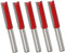 5PCS 1/2'' Shank Double Blade Straight Router Bits Woodworking Cutter Bit Tool Kitchen Worktop Router Cutter Bit