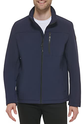 Calvin Klein Mens Outerwear Herren Soft Open Bottom Jacket Shell-Jacke