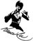 myrockshirt Bruce Lee Kampfsport Kung Fu 15 cm Aufkleber Autoaufkleber Sticker ohne Hintergrund Auto PKW Lack Scheibe