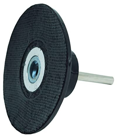 Crossarctic 2 x 7,6 cm Schleifscheibenhalter, Rollverriegelung, Scheiben-Pad, Schnellwechselscheiben-Adapter mit 6,35 mm Schaft, kompatibel mit Roloc-Schleifscheiben, 7,6 cm Schleifscheiben,