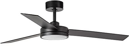 Faro Barcelona 34261 - BARTH Ventilatore da soffito nero