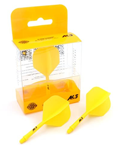 CUESOUL ROST Integrierter Dartschaft und Flights, Standardform, 3er-Set