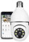 VACANON Light Bulb Security Camera, Full HD 1080P Wireless WiFi Webcam with Fish Eye Infrared, Motion Detection, Real- time Alert, Loop Recording Two Way Audio for Home