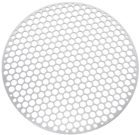 Grill Mesh BBQ Grill Grates Replacement, BBQ Net Round Stainless Steel Barbecue Wire Mesh, Multifunction Cooking Grate for Outdoor Grill 18cm Practical Grill Mesh