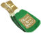 Champagne Bottle Napkins - Pack of 100 Green & Gold Champagne Bottle Shaped Disposable Napkins - New Years Eve Party Tableware Accessory