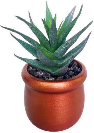 Succulentes artificielles, fausses plantes, petites succulentes en pot, pot de fleurs en céramique pour le bureau, le salon, la chambre à coucher et la décoration d'intérieur moderne (1, vert)