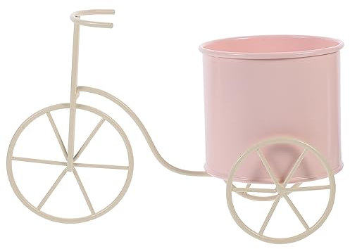BESPORTBLE Einzigartiger Eisen-Fahrrad-pflanztopf – Modisches Fahrrad-pflanzenregal Perfekt Für Stifthalter Kakteen Blumen