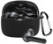 YAODLE hülle Kompatibel mit JBL Tune Beam Schutzhülle Stoßfeste Weiche hülle,Mit Karabiner,Anti-Fingerabdruck,Anti-Abrieb（Schwarz）