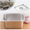 NJDQFA Rechteckig Buffet Speisenwärmer,Thermobehälter Für Speiseeis,Edelstahl Meal Prep Boxen Gastronormbehälter,1/2（32.5 * 26.5）,15cm0.8side