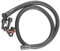 Ieron Tuyau de gonflage Pompe à air Tube Gonflable de 1,2 m avec connecteur Pompe à Main Tuyau de Rechange Pompe à air Tube Paddle Board Tube Pompe pour Bateau Tente Bateau Planche de Surf Kayak