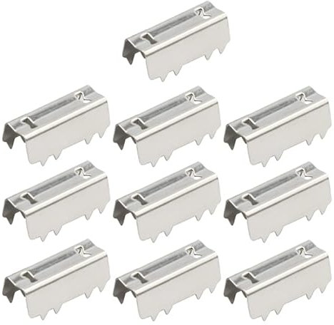 ROYJJ Zahnriemen, 3D-Drucker, offener Gürtelclip, offenes Ende, Zahnriemen, Gurtklemme, präzise Größe, 10 Stück