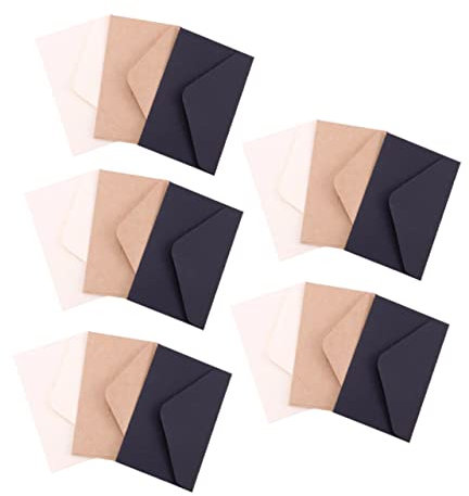 HYTROVE 30stücke Mini Umschläge Für Karten Münzen Grußkarten Einladungen Retro-design Zarter Umschlag Vielseitiger Umschlag Münzumschlag Entzückender Haarnadelumschlag