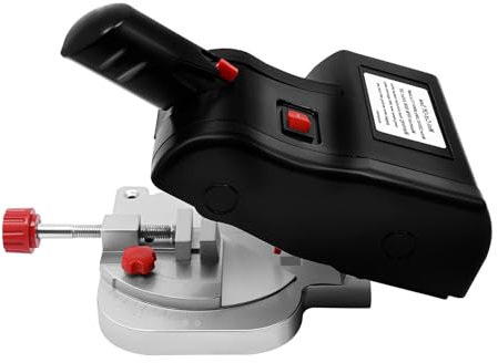 Naxidf Kappsäge Metallsäge Elektrisch Bandsäge Metall Metallkreissäge Metalltrennsäge Kapp Und Gehrungssäge Metallkappsäge Stichsäge 90W, 6000 U/min, 0-45° einstellbar