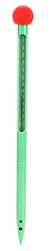 Thermomètre de Sol Haut de Gamme, Outil de Testeur de Température pour la Plante de Jardin, Adaptée aux Arbustes de Plantes Intérieures et Extérieures, avec Verre intégré