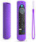 6.4 Inch Silicone Cover Compatible with Fire TV Stick 4K Max 2nd gen 2023 Remote Control Case, Toshiba/Insignia Smart TV Remote Silicone Case Cover Anti-Slip Sleeve with Lanyard